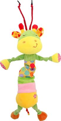 Lavinamasis žaislas kūdikiui, žirafa Lorelli Musical Toy, įvairių spalvų