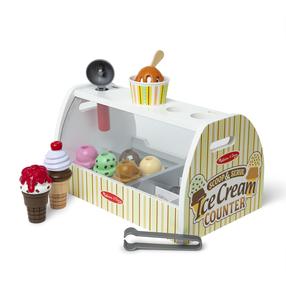 Наборы для игровой кухни, набор мороженого Melissa & Doug Scoop & Serve, многоцветный