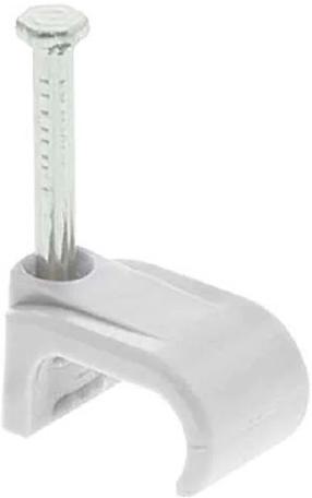 Kabeļu turētājs Haupa Cable Clip Ø 7-14 mm, balta krās., 100 gab.