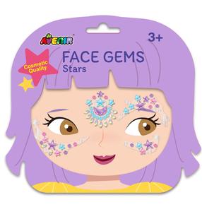 Pašlīmējošo sejas dārgakmeņu komplekts Avenir Stars TS228226