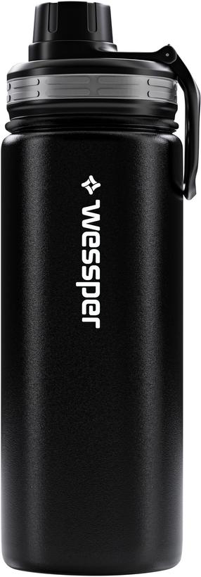 Бутылка-термос Wessper ActiveMax Steeline, 0.5 л, черный цв.