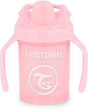 Bērnu pudelīte Twistshake Mini 78267, 230 ml, 4 mēn., 8 cm, polipropilēns (pp)/termoplastiskā gumija (tpe), rozā krās.
