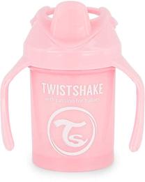 Vaikiška gertuvė Twistshake Mini 78267, 230 ml, 4 mėn., 8 cm, polipropilenas (pp)/termoplastinė guma (tpe), rožinė sp.