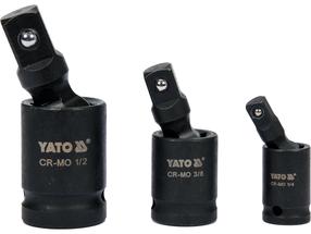 Ударный универсальный шарнир Yato YT-10643, 1/4", 1/2", 3/8"