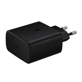 Kelioninis įkroviklis Samsung EP-TA845XBE, USB Type C, juoda sp., 45 W