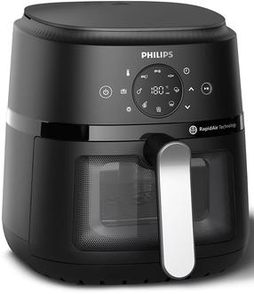 Aerogrils Philips 2000 sērija NA221/00, sudraba krās./melna krās., 1500 W, 4.2 l