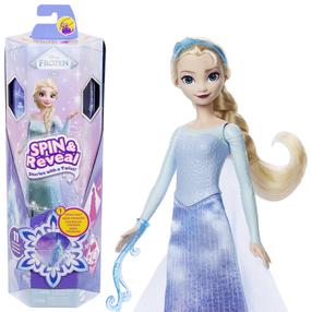 Lelle Mattel Disney Princess Frozen Elsa, 29 cm, zila krās.