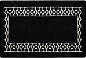 Paklāja celiņš Conceptum Hypnose Bague 882CHL3798, balta krās./melna krās., 200 cm x 80 cm