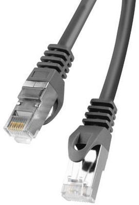 Vads Lanberg Patchcord RJ45 Cat.6 FTP PCF6-10CC-2000-BK RJ-45, RJ-45, 20 m, melna krās.