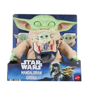 Interaktīva rotaļlieta Mattel Star Wars The Mandalorian & Grogu Pick Me Up Grogu JKN44, zaļa krās.