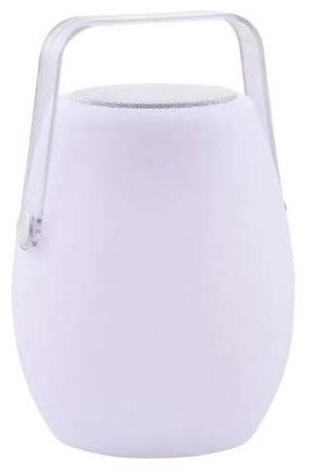 Välitingimustes kasutatav lauavalgusti AZzardo Boombox, 10W, LED, IP44, valge v., 22 cm x 32 cm