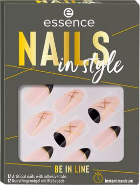 Priklijuojami nagai Essence Nails In Style, šviesiai rožinė sp., 12 vnt.