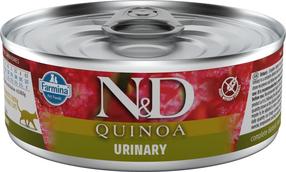 Šlapias kačių maistas Farmina N&D Quinoa Urinary, 0.08 kg