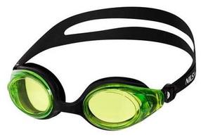 Peldēšanas brilles Nils Aqua NQG600AF, melna krās./zaļa krās.