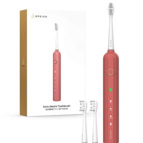 Elektriskā zobu birste Epeios Sonic EPET003, sarkana krās.