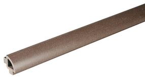 WPC terasinės lentos apdailos profilis Bergdeck, medienos plastiko kompozitas (wpc), 240 cm x 3.2 cm x 3.2 cm, ruda sp.