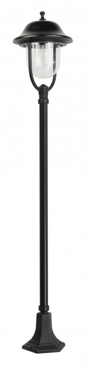 Pastatomas lauko šviestuvas Su-Ma Prince, 60W, E27, IP43, juoda sp., 25 cm x 167 cm