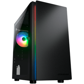 Arvuti korpus Cougar Gaming Purity RGB, läbipaistev v./must v.