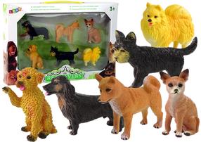 Figūrėlių rinkinys Lean Toys Retrievers, 6 vnt., įvairių spalvų