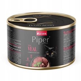 Šlapias kačių maistas Piper Animals Junior, veršiena, 0.185 kg