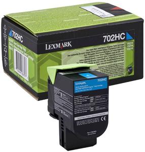 Toonerikassett Lexmark 702HC, sinine v.