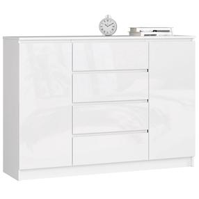 Kumode Akord K140, balts krās., 99 cm x 138.4 cm x 40 cm