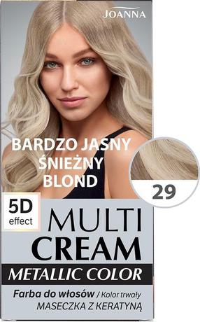 Matu krāsa Joanna Multi Cream, 29 Very Light Snow Blonde