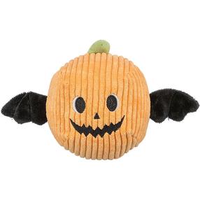 Žaislas šuniui, pliušinis Trixie Halloween Pumpkin Bat, 10 cm, Ø 10 cm, oranžinė sp.