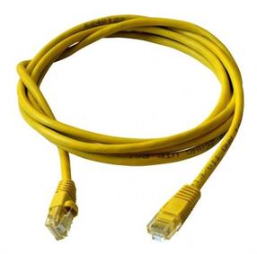 Laidas ART RJ-45, RJ-45 male, 0.5 m, geltona sp.