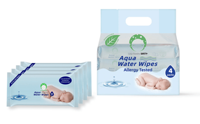 Bērnu salvetes Aqua, 2000302, 200 gab.