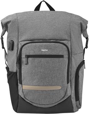 Portatīvā datora mugursoma Hama Terra, pelēka krās., 21.5 l, 15.6"