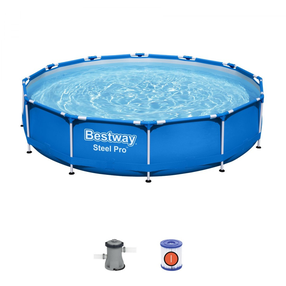 Бассейн, каркасный Bestway Steel Pro 56681, синий цв., 366 x 76 см