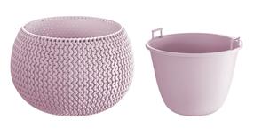 Lillepott Prosperplast 5905197268330, plastik, Ø 24 cm, roosa v.