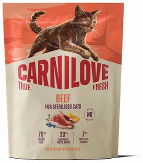 Kuiv kassitoit Carnilove True Fresh Beef, veiseliha, 0.4 kg