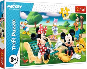Dėlionė Trefl Mickey Mouse Maxi, 6 cm x 4 cm, 24 vnt.