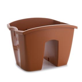Rõdukast Prosperplast Crown DCRO240, plastik, 24 cm x 28 cm, Ø 24 cm, pruun v.
