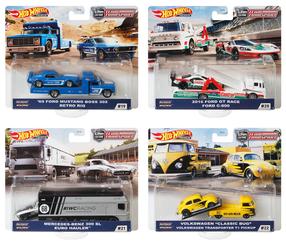 Autode komplektid Mattel Hot Wheels Team Transport FLF56, 1:64, (värv/disain valitakse juhuslikult)
