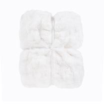 Pledas Domoletti Luxury PomPom, balta sp., 150 cm x 200 cm