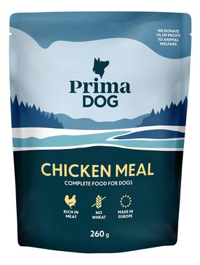 Šlapias šunų maistas Prima Dog Chicken Meal, vištiena, 0.26 kg