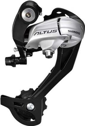 Aizmugurējais pārslēdzējs Shimano Altus RD-M370 ERDM370SGSS, metāls, sudraba krās./melna krās.