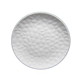 Lėkštė desertinė Domoletti Chic, Ø 18.7 cm, balta sp.