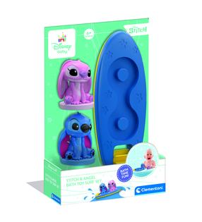 Vannas rotaļlieta Clementoni Disney Stich And Angel Surf, daudzkrāsaina