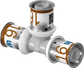 T veida caurule Uponor S-Press Pluss PPSU 25-16-25
