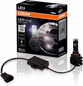 Automobilio lemputė Osram, led, balta sp./juoda sp., 12 V