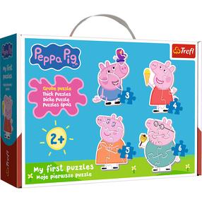 Puzle Trefl My First Peppa Pig, daudzkrāsaina, 18 gab.