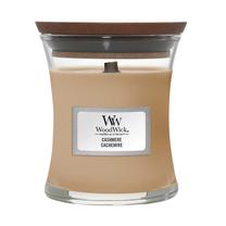Žvakė, aromatinė WoodWick Mini Cashmere, 20 - 30 h, 85 g, ruda sp.