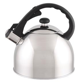  Vilega teekann Domotti Ponti, 2 l, hõbe v./must v.