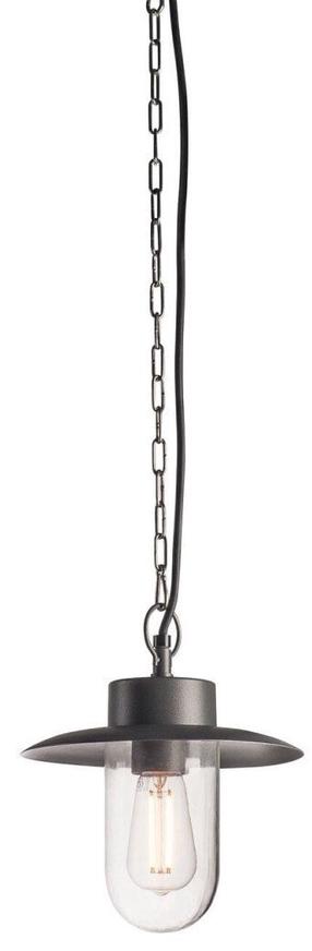 Lauko pakabinamas šviestuvas SLV Molat, 60W, E27, IP44, antracito sp., 23 cm x 27 - 250 cm