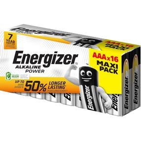 Батареи Energizer Alkaline Power, AAA, 1.5 В