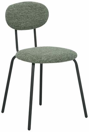 Стул для столовой Home4you Kira 40945, матовый, зеленый цв., 53 см x 47 см x 79.5 см